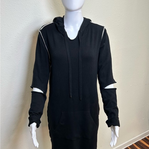 Philanthropy Dresses & Skirts - Philanthropy Black Long Sleeve Hoodie Dress